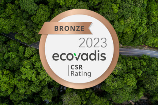 mg4355检测路线app荣获全球可持续发展评级机构EcoVadis铜牌勋章